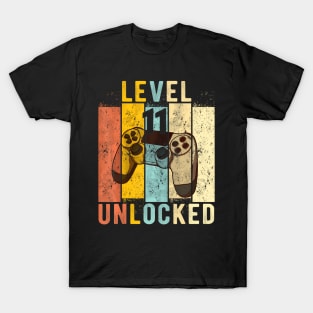 11th Birthday Level 11  Video T-Shirt